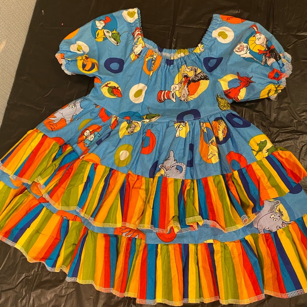 La posh dr Seuss dress 2t